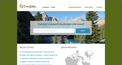 Desktop Screenshot of civicjobs.ca