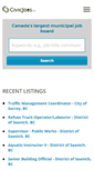 Mobile Screenshot of civicjobs.ca